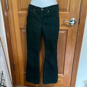 Corduroy Dark Green bootcut Jeans